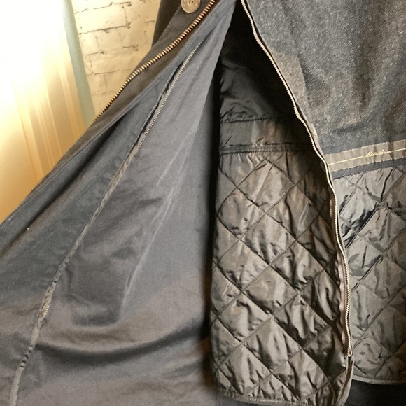 Eddie Bauer Wool Jacket & Quilted Lined Trench M Zip-out Liner Classic Car Coat - Picture 15 of 15